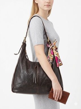 Hobo International Vintage Leather Wallet & Hobo Bag Set